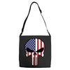 skull u.s.a. back Adjustable Strap Totes