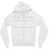 personalised daddy Zipper Hoodie