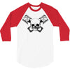 skull pisto 3/4 Sleeve Shirt