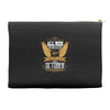 All Men Are Created Equal But Only The Best Are Born In October Accessory Pouches