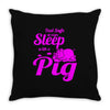 pig lover Throw Pillow