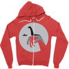 what lies beneath Zipper Hoodie