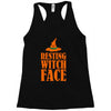 resting witch face Racerback Tank