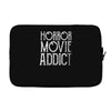 horror movie addict Laptop sleeve