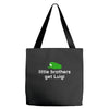little brothers get luigi Tote Bags