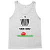 disc golf frisbee leaning on target basket innova Tank Top