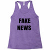 fake news Racerback Tank