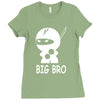 ninja big brother Ladies Fitted T-Shirt