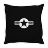 us air force retro Throw Pillow