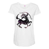 sagittarius zodiac galaxy Maternity Scoop Neck T-shirt