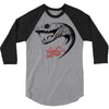 snake head 3/4 Sleeve Shirt