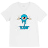 monster eye blue V-Neck Tee