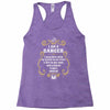 i am a cancer Racerback Tank