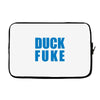 duck fuke Laptop sleeve