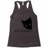 black cats rule Racerback Tank