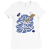 let's drift away Ladies Fitted T-Shirt