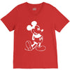 mouse screen print V-Neck Tee