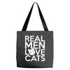 real men love cats (4) Tote Bags
