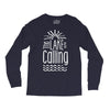 the lake is calling Long Sleeve Shirts