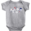 vowel party time Baby Onesie