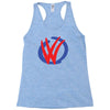 mod vw volkswagen dub logo Racerback Tank