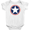 star us america  independence Baby Onesie