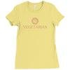 vegetarian Ladies Fitted T-Shirt