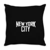new york city ringer Throw Pillow