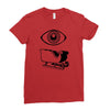 eye sleigh Ladies Fitted T-Shirt