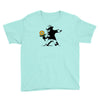 banksy flower Youth Tee