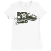 plumeria paradise Ladies Fitted T-Shirt