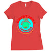 question your thinking flowy crop Ladies Fitted T-Shirt