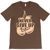 Never Give Up Uterine Cancer Awareness T-Shirt