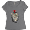 precious pop Women's Triblend Scoop T-shirt