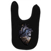 galaxy heart Baby Bibs