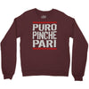 puro pinche pari funny Crewneck Sweatshirt