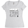 new york city Women's Triblend Scoop T-shirt