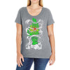 smoking Ladies Curvy T-Shirt