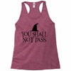 you shall not pass Racerback Tank