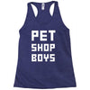 pet shop boy new Racerback Tank