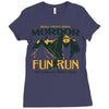 mordor fun run Ladies Fitted T-Shirt