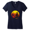 shine ! Women's V-Neck T-Shirt