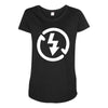 energy Maternity Scoop Neck T-shirt