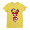 merry cristmas Ladies Fitted T-Shirt