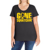 gone squatchin Ladies Curvy T-Shirt