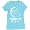 where my hoes Ladies Fitted T-Shirt