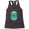 the green frog Racerback Tank