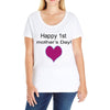 happy mother's day Ladies Curvy T-Shirt
