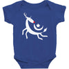 flying rudolph Baby Bodysuit
