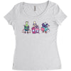 down at the milk bar Women's Triblend Scoop T-shirt